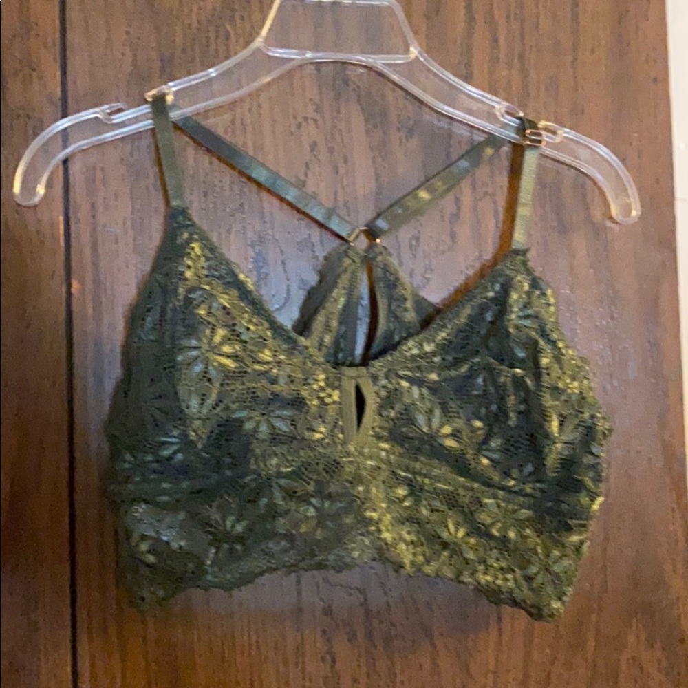 Green Lace Bralette